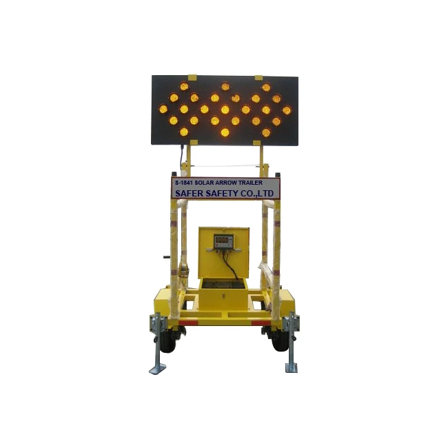 LED Treler Lalu Lintas Papan Solar Arrow