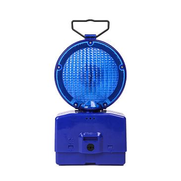 Lampu Amaran Strob Berkuasa Bateri Biru
